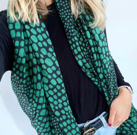 Spotty Emerald Scarf (SOLD OUT)